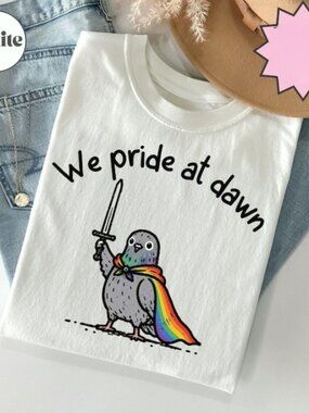 Pigeon Doodle Warrior Meme LGBTQ Ally Shirt, Pride shirt